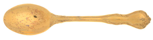 Rose Cascade-(Sterling, Gold Vermeil, 1957) Lapel Pin