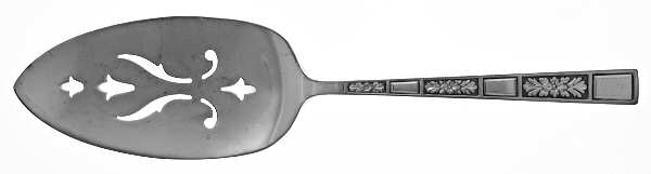 Roman Court (Silverplate, 1972) Solid Pierced Pie Server