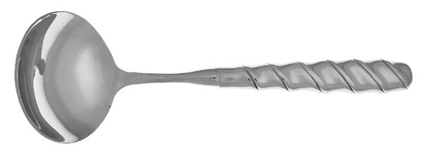 Robert Lee Morris (Stainless) Gravy Ladle with No Spout Stainless Bowl HC