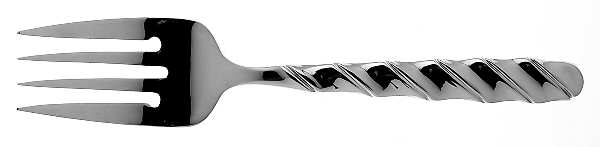 Robert Lee Morris (Stainless) Large Solid Cold Meat Serving Fork