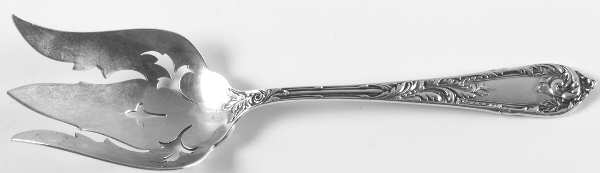 Romaine-Monique (Sterling, 1933, No Monos) Solid Salad Serving Fork