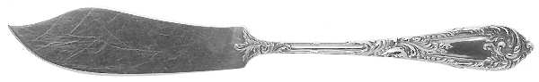 Romaine-Monique (Sterling, 1933, No Monos) Flat Handle Master Butter Knife