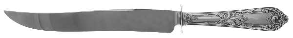Romaine-Monique (Sterling, 1933, No Monos) Large Stainless Blade Roast Carving Knife