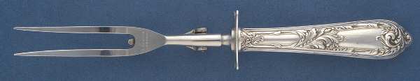 Romaine-Monique (Sterling, 1933, No Monos) Stainless-Prong Game Carving Fork