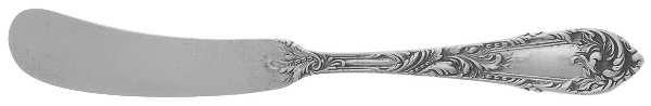 Romaine-Monique (Sterling, 1933, No Monos) Flat Handle Butter Spreader