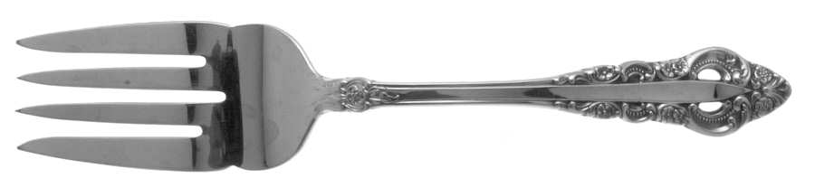 Royal Majesty (Stainless, 1971) Medium Solid Cold Meat Serving Fork