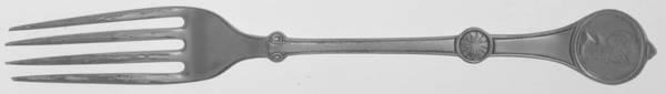 Roman Medallion (Silverplate, 1868) Youth Fork