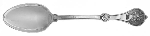 Roman Medallion (Silverplate, 1868) Place/Oval Soup Spoon