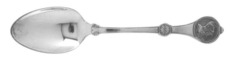 Roman Medallion (Silverplate, 1868) Teaspoon