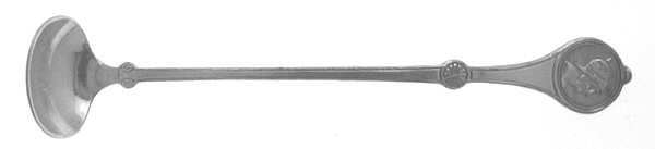Roman Medallion (Silverplate, 1868) Mustard Spoon