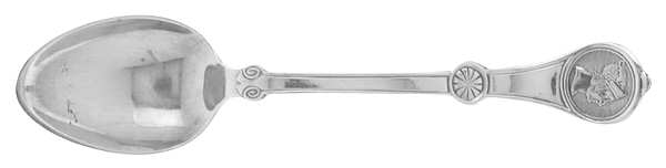 Roman Medallion (Silverplate, 1868) Demitasse Spoon