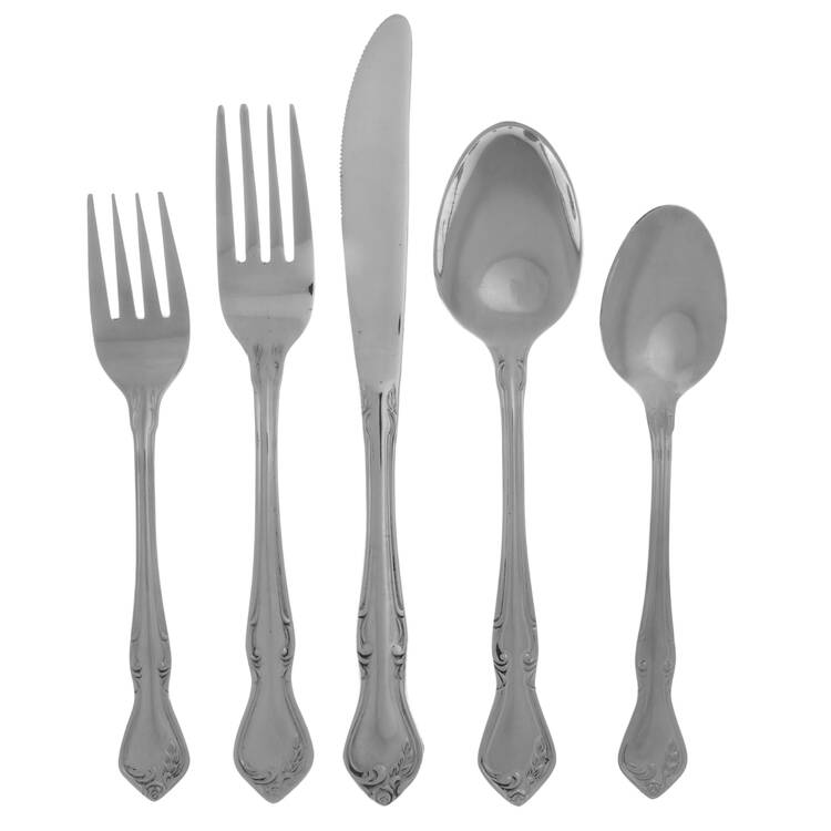 Rose Queen (Stainless) 5 Piece Place Setting