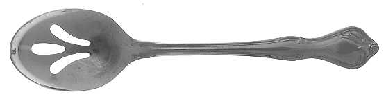Rose Queen (Stainless) Pierced Tablespoon (Serving Spoon)