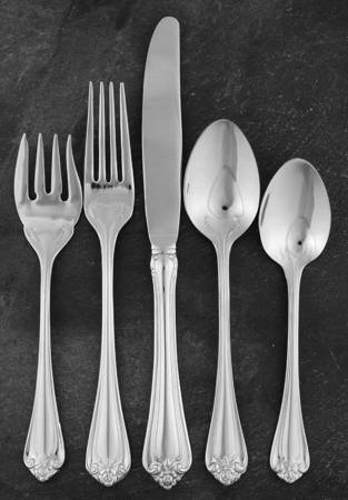 Roseland (Stainless) 5 Piece Place Setting