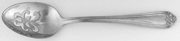 Roseland (Stainless) Pierced Tablespoon (Serving Spoon)