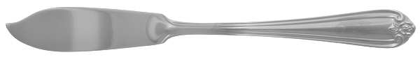 Rosebud (Stainless) Flat Handle Master Butter Knife