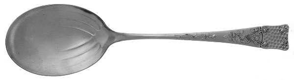 Russian (Silverplate, 1883) Solid Serving Spoon