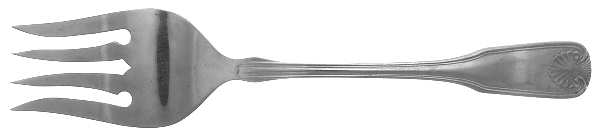 Sanibel (Stainless) Medium Solid Cold Meat Serving Fork