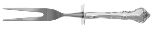 Savannah (Sterling, 1962, No Monograms) Carving Fork Small with Stainless Prongs HC