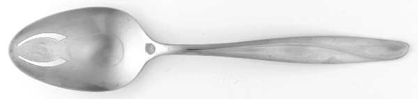 Seascape (Stainless, Glossy Finish) Pierced Tablespoon (Serving Spoon)