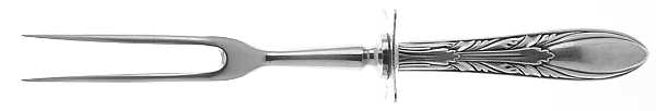 Serenade (Sterling, 1934) Small Steak Carving Fork with Stainless Prongs