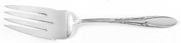 Serenade (Sterling, 1934) Small Solid Cold Meat Serving Fork