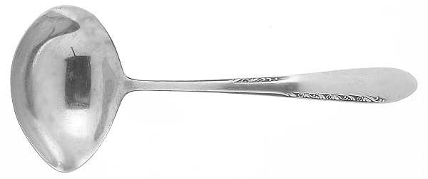 Silver Blossom (Silverplate, 1955) Solid Gravy Ladle