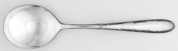 Silver Blossom (Silverplate, 1955) Round Bowl Soup Spoon (Gumbo)