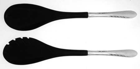 Silver Blossom (Silverplate, 1955) Plastic Bowl 2-Piece Salad Set