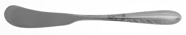 Silver Blossom (Silverplate, 1955) Flat Handle Butter Spreader