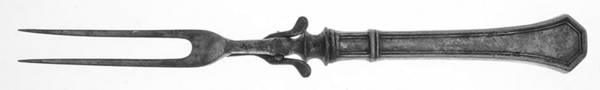 Sierra (Silverplate, 1914) Large Roast Carving Fork, Silverplate Prongs