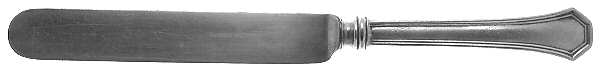Sierra (Silverplate, 1914) Blunt Hollow Knife with Bolster
