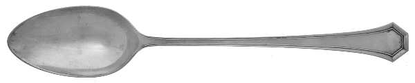 Sierra (Silverplate, 1914) Large Solid Dressing Spoon with Button
