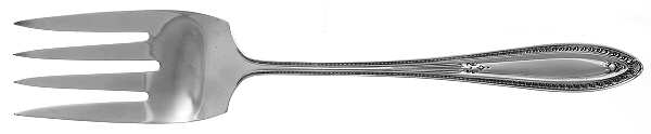 Sir Galahad (Silverplate, 1927) Medium Solid Cold Meat Serving Fork