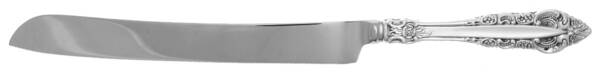 Silver Majesty (Silverplate, 1970) Wedding Cake Knife with Stainless Blade HC