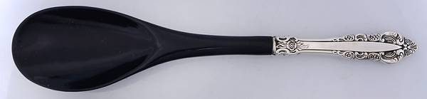 Silver Majesty (Silverplate, 1970) Salad Serving Spoon with Plastic Bowl
