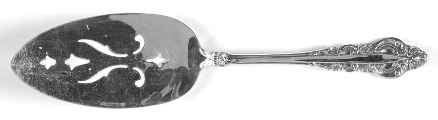 Silver Majesty (Silverplate, 1970) Solid Pierced Pie Server