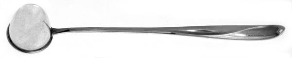 Silver Sculpture (Sterling, 1954) Solid Flat Handled Candle Snuffer
