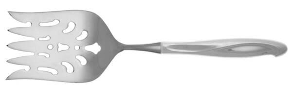 Silver Sculpture (Sterling, 1954) Fish Serving Fork with Stainless Tines HC