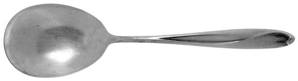 Silver Sculpture (Sterling, 1954) Solid Salad Serving Spoon