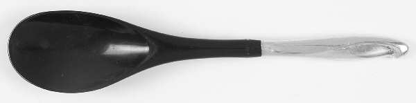 Silver Sculpture (Sterling, 1954) Salad Serving Spoon with Plastic Bowl