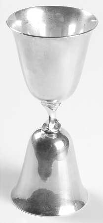 Silver Sculpture (Sterling, 1954) Double Jigger No Handle