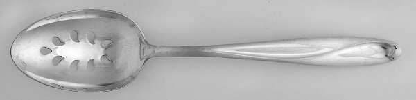 Silver Sculpture (Sterling, 1954) Pierced Tablespoon (Serving Spoon) CM