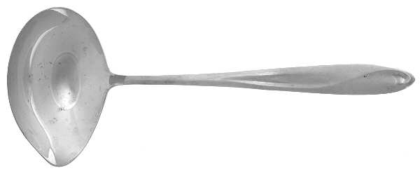 Silver Sculpture (Sterling, 1954) Solid Piece Cream Ladle