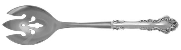 Spanish Baroque (Sterling, 1965) Salad Serving Fork with Stainless Prongs HC