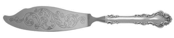 Spanish Baroque (Sterling, 1965) Fish Serving Knife with Stainless Blade HC