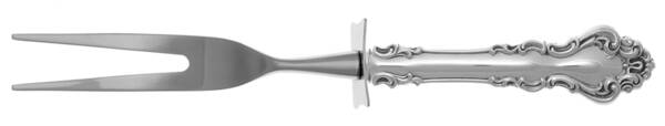 Spanish Baroque (Sterling, 1965) Carving Fork Small with Stainless Prongs HC