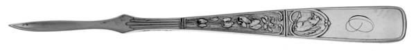 Squirrel (Silverplate, 1884) Solid Nut Pick