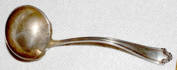 St. George (Sterling, 1918) Solid Piece Cream Ladle