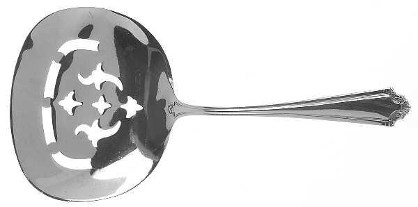 St. George (Sterling, 1918) Solid Bon Bon Spoon with Pierced Bowl